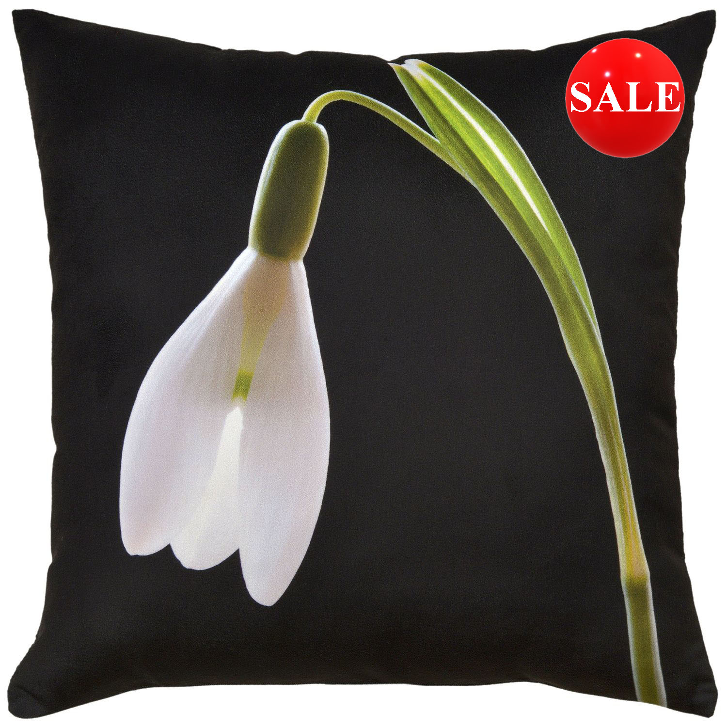 Snow Drop Double Velvet Cushion - Image 3