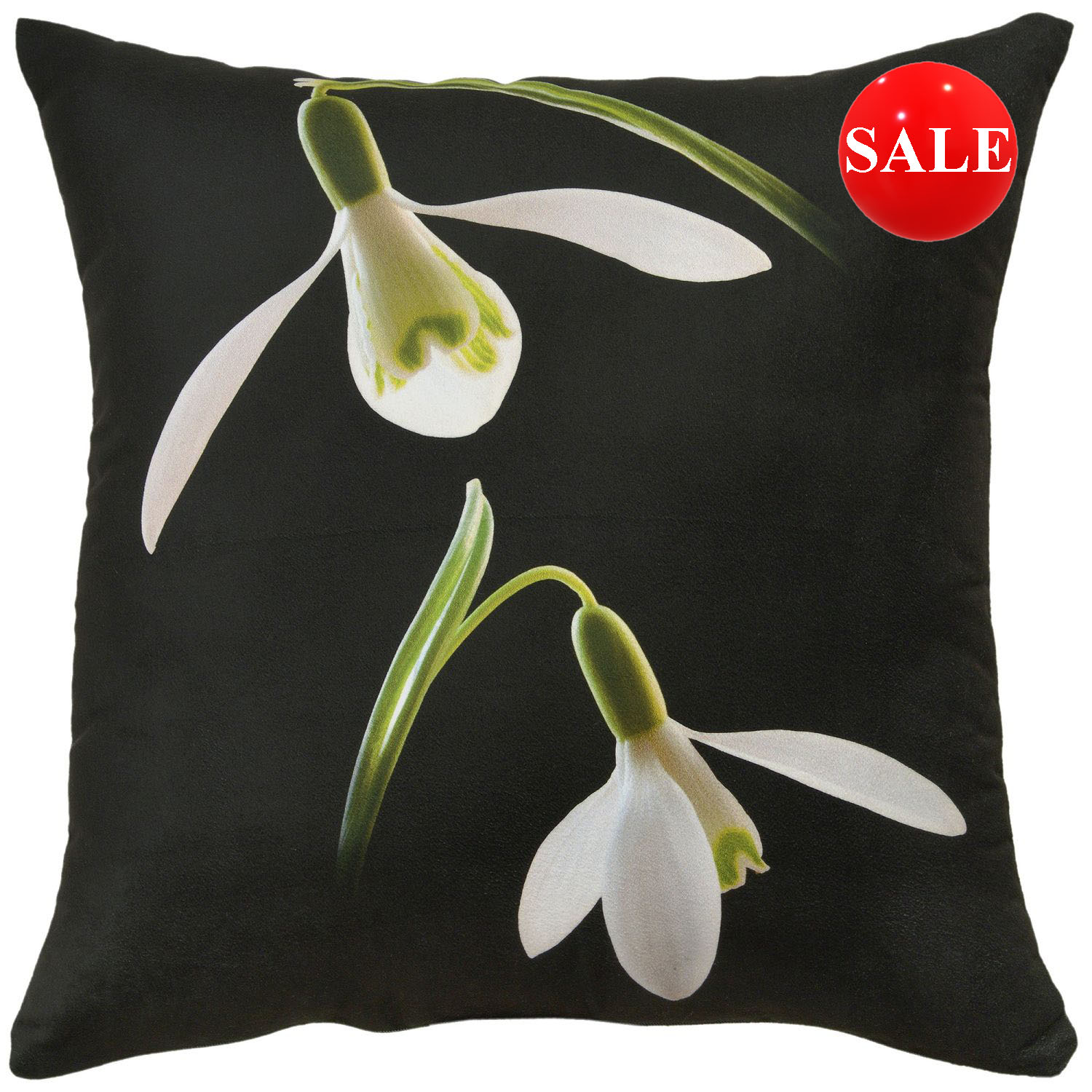 Snow Drop Double Velvet Cushion