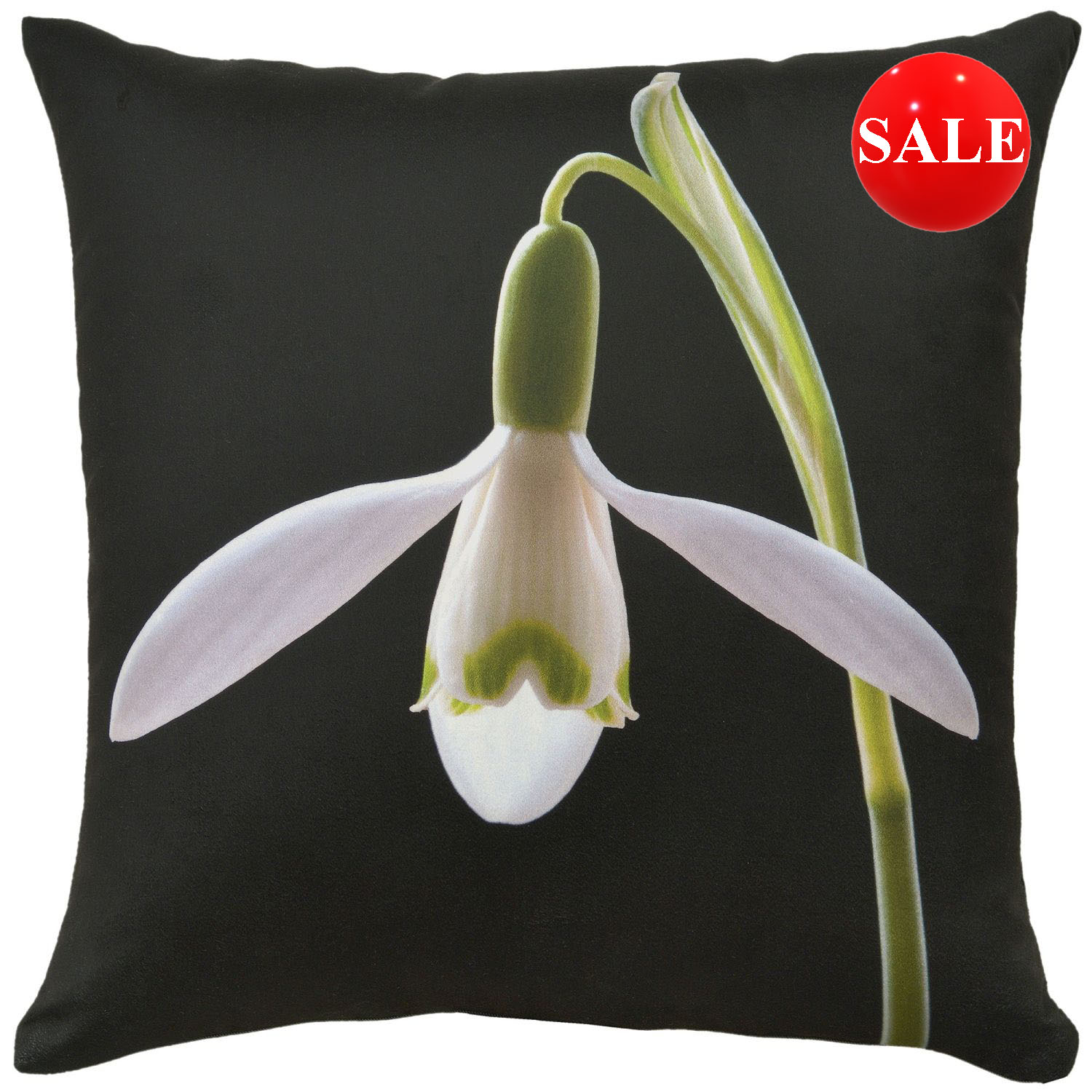 Snow Drop Double Velvet Cushion - Image 2