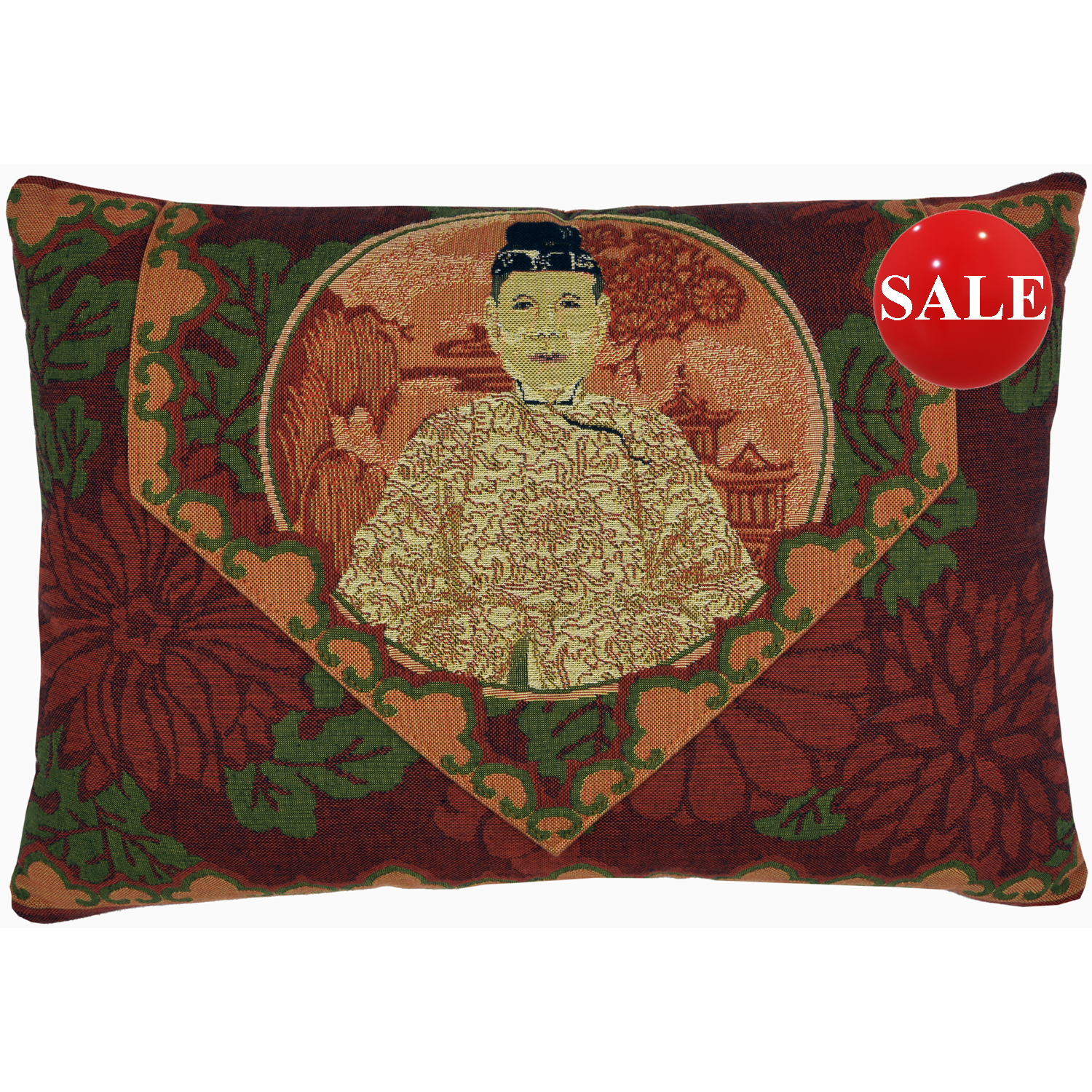 Ming Red Table Runner - Image 2