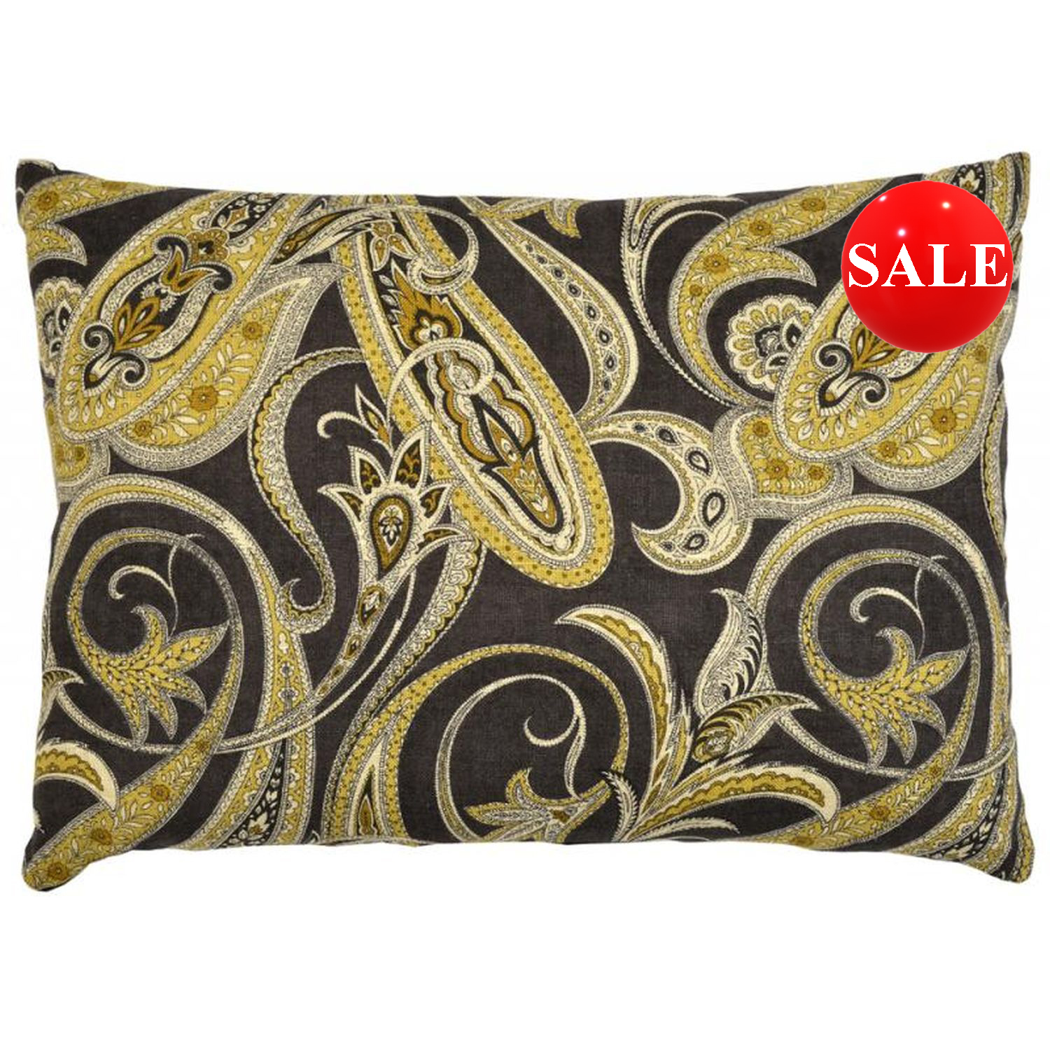 Persia Black Rectangle Cushion