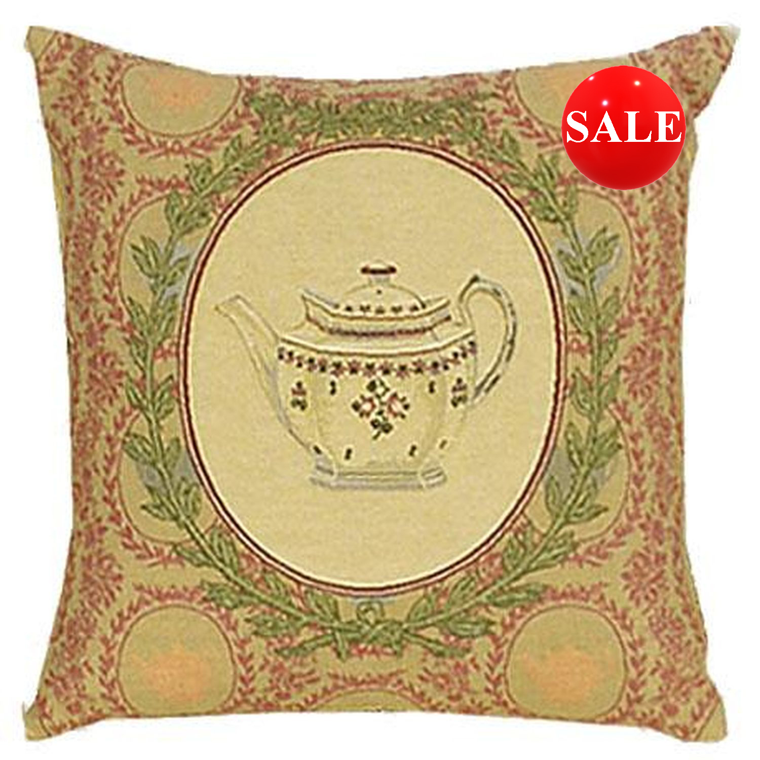 Tea Time Tea Cups Cushion - Image 2