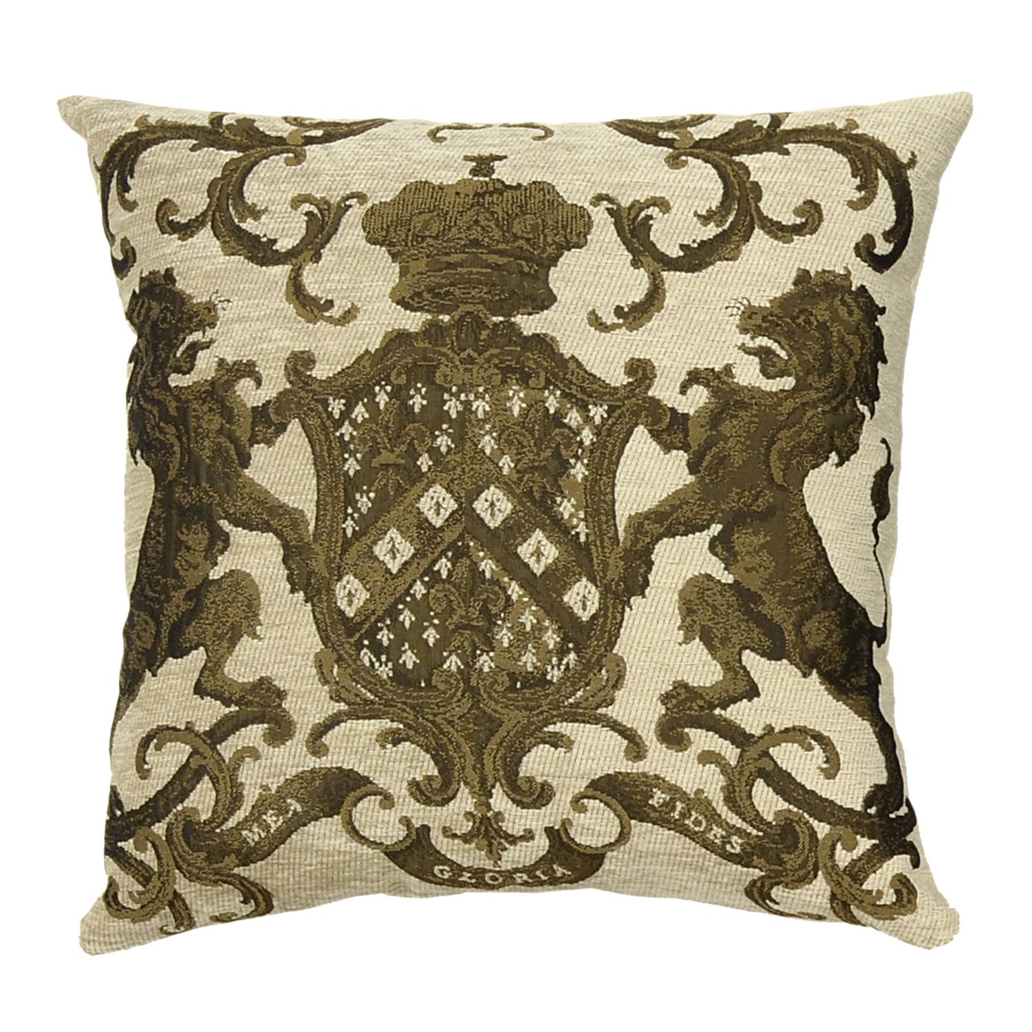 Heraldic Cream Throw - Image 3