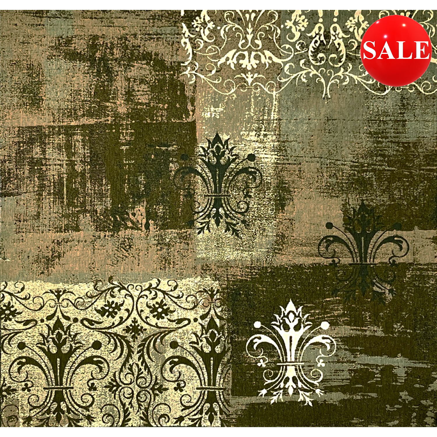 Damask Earth Wall Hanging