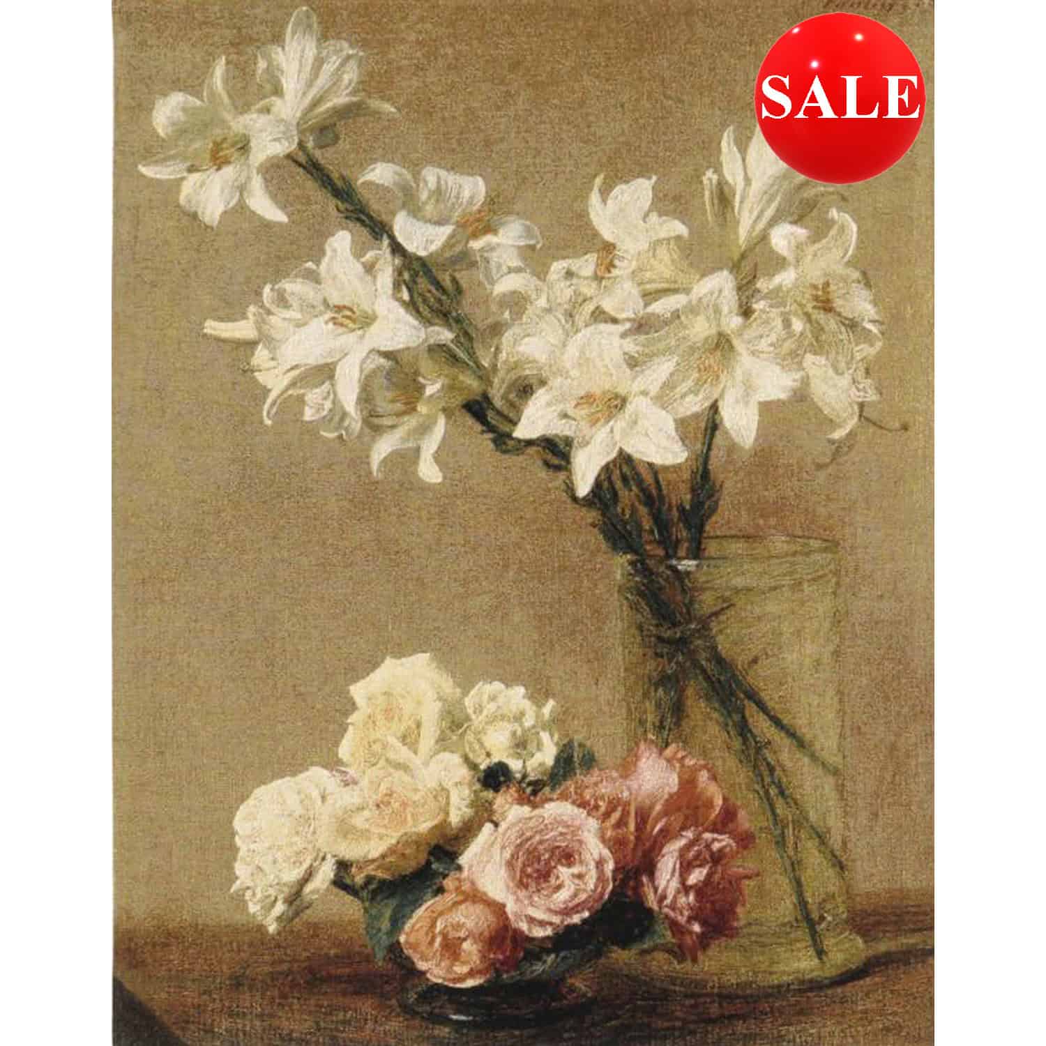Roses & Lilies Wall Hanging