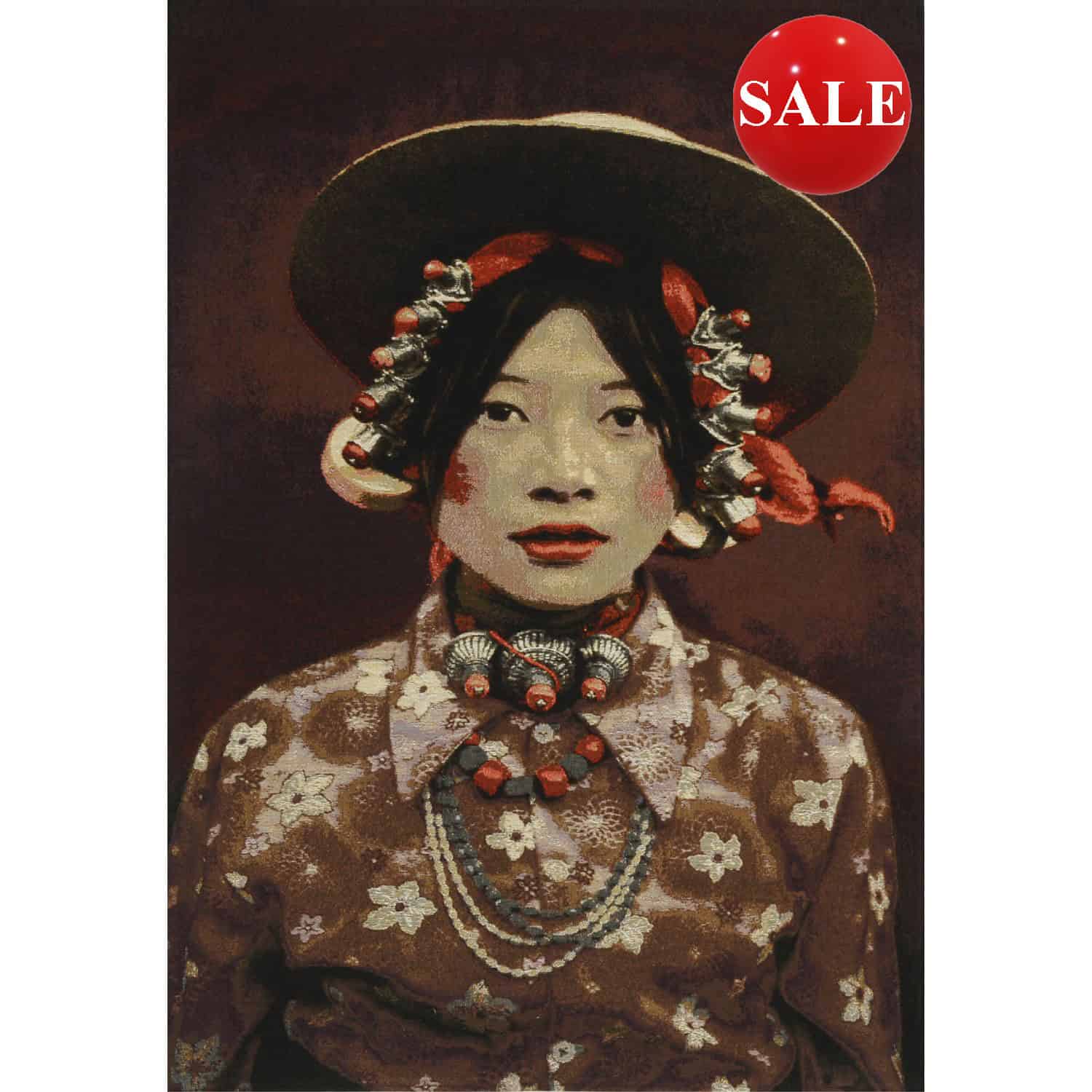 Tibetan Girl Amrita Wall Hanging