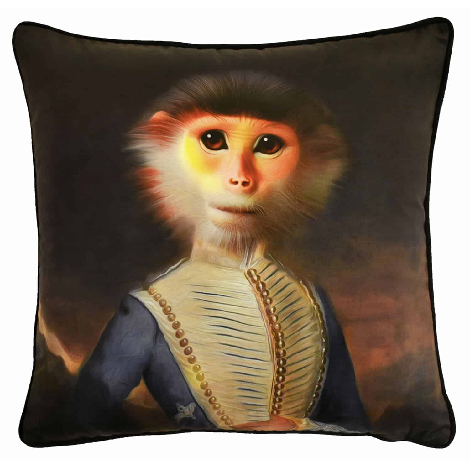Myles Monkey Portrait Cushion