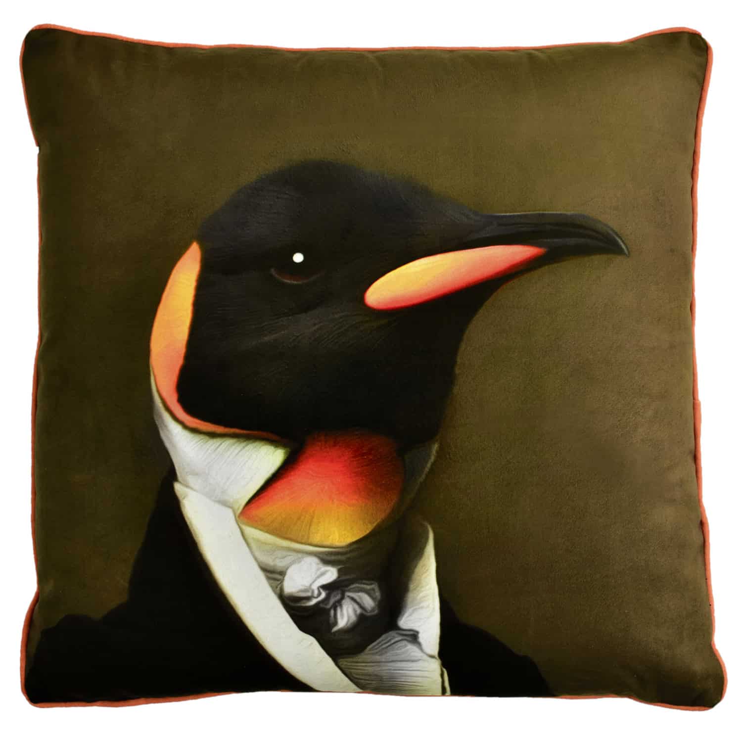 Perry Penguin Portrait Cushion